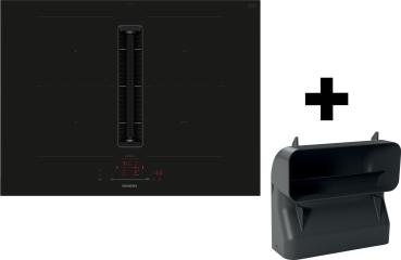 Siemens ED777HGA6 - iQ500, Set bestehend aus: ED777HQ26E + HZ9VDSB4, Kochfeld mit Dunstabzug , Flachkanal, 70 cm, 5 Jahre Garantie!
